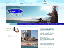 Tablet Screenshot of kristal-hotel.com